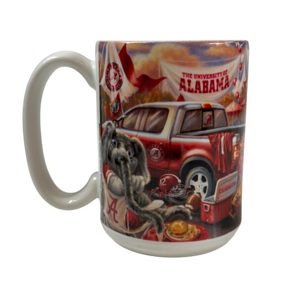 University Of Alabama Tailgate Dona Gelsinger Collectible Mug Crimson Roll Tide - Picture 2 of 8